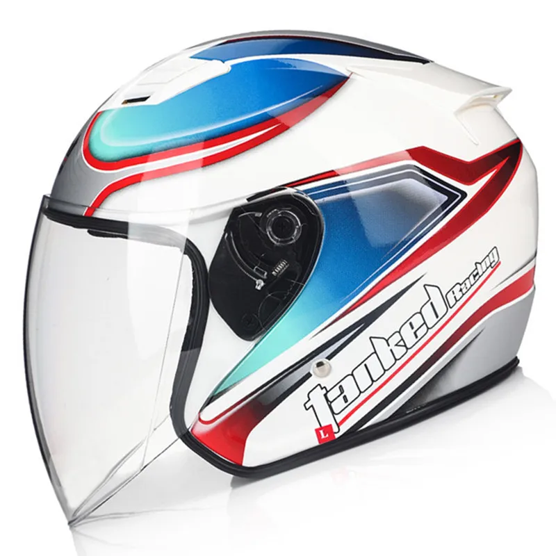 Мотоциклетный шлем Vcoros T536 винтажные мотоциклетные шлемы на половину лица для