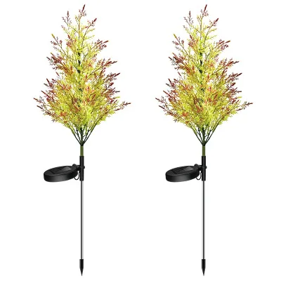 

Solar Led Light Outdoor Solar Garland Grass Cypress Tree Fairy Garden Lights Outdoor Solar Lamp Garden Lighting New Year's Decor