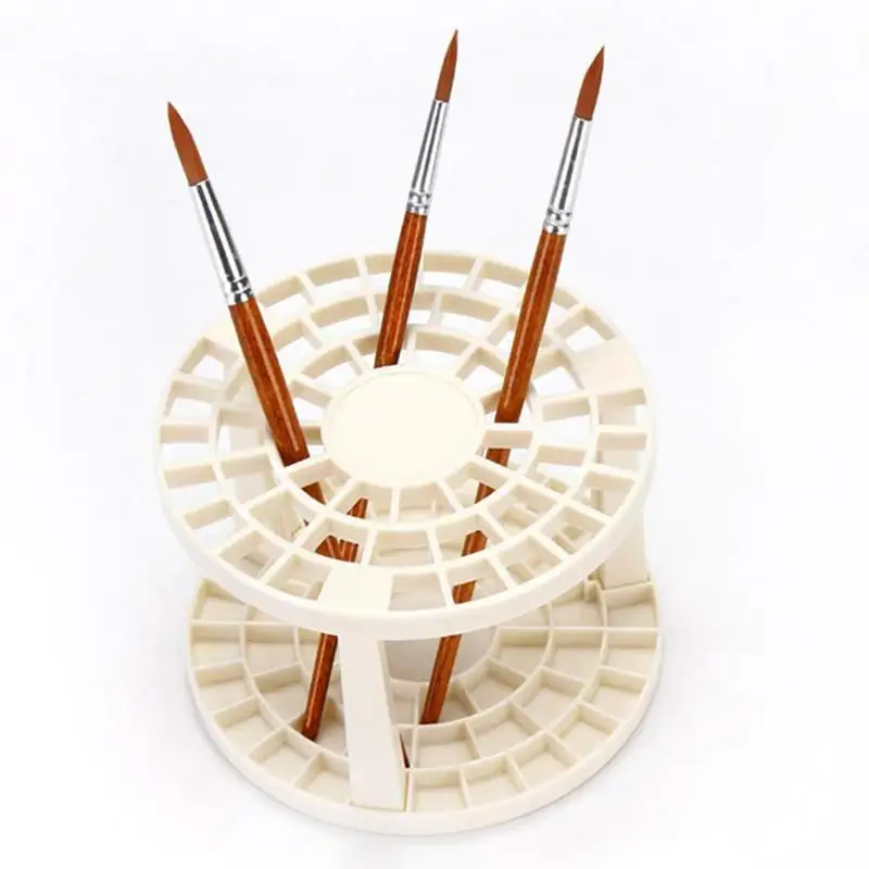 1 Set 49/12 Holes Circular Shaped Pen Holder Diy Assembled Storage Box Multi-Function Placed Brush Art Painting Supplies | Канцтовары