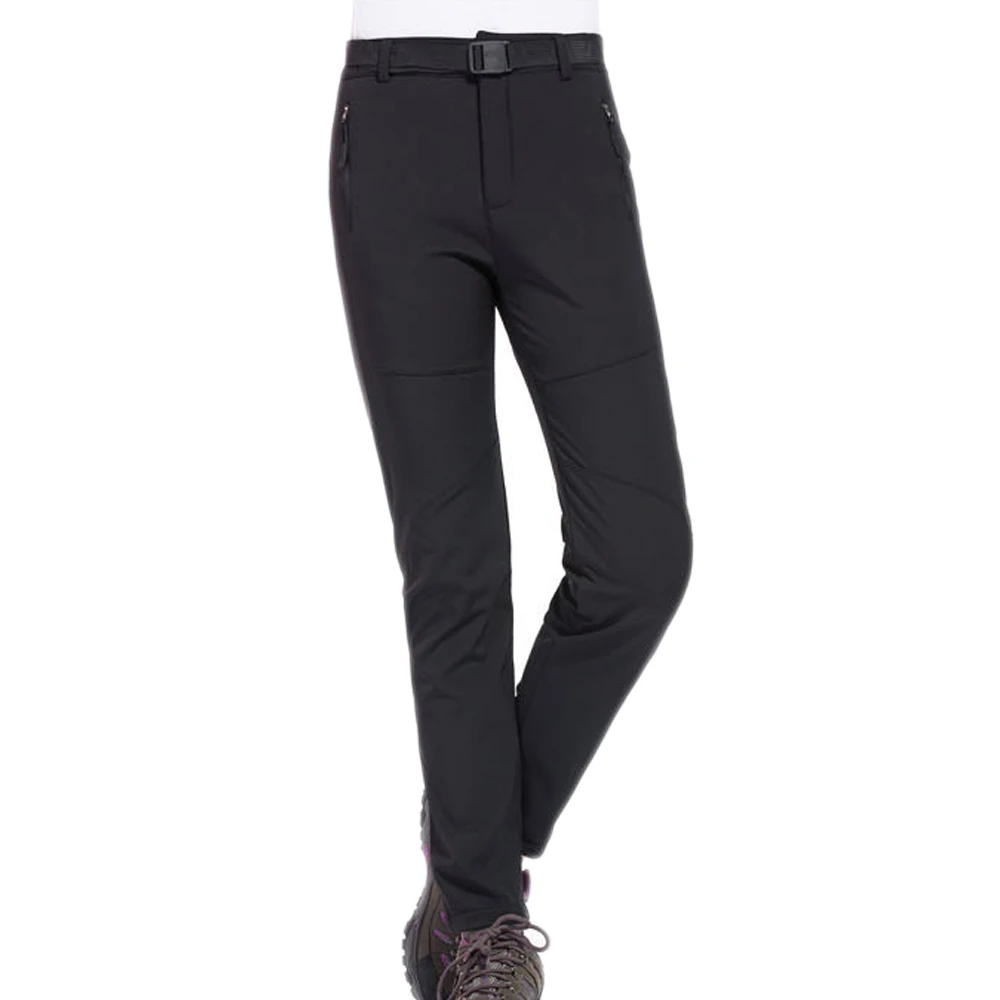 Женские Зимние флисовые штаны Facecozy непромокаемые ветрозащитные для пешего