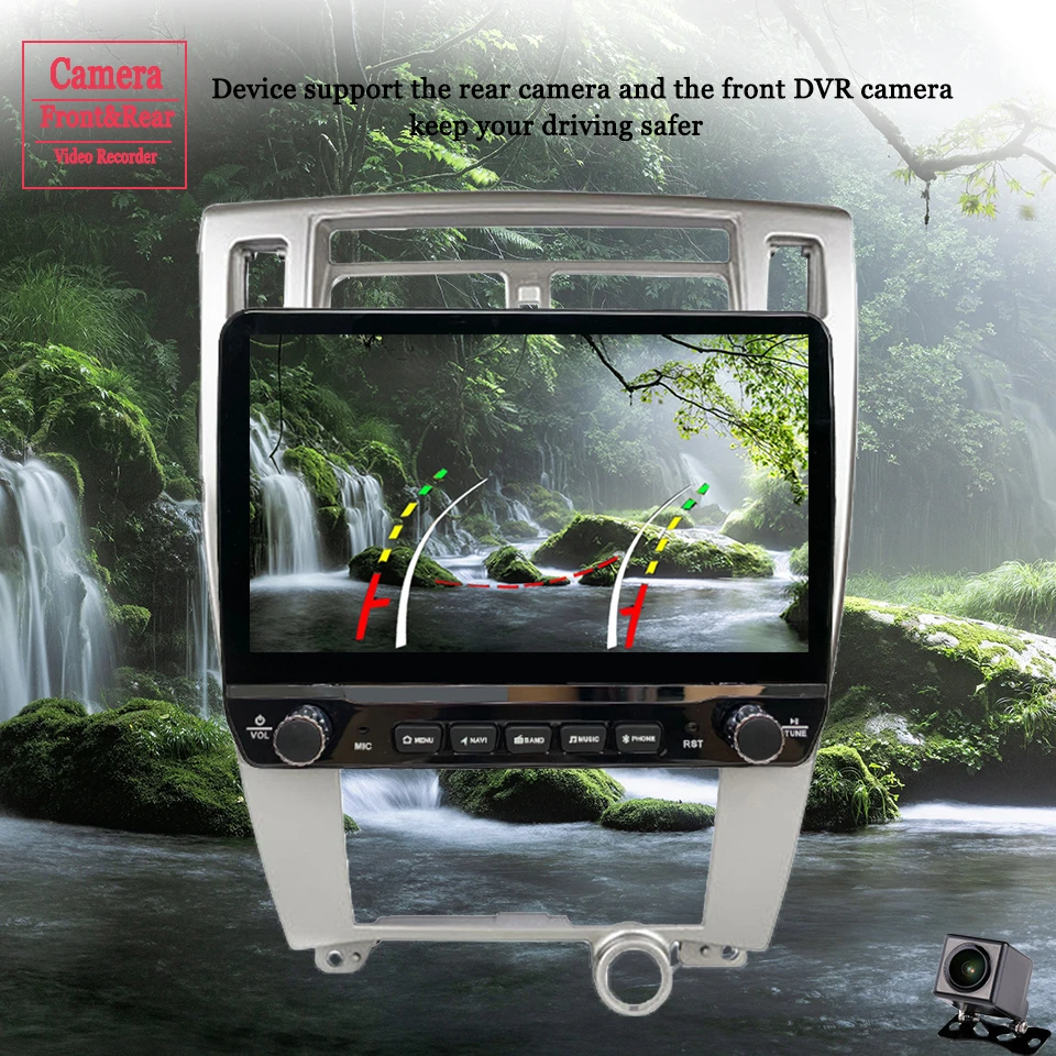 Автомагнитола Android 11 для Hyundai Tucson 2006 - 2011 2012 2013 с навигацией GPS, мультимедиа-видеоплеером, DVD-плеером и головным устройством для записи на ленту.