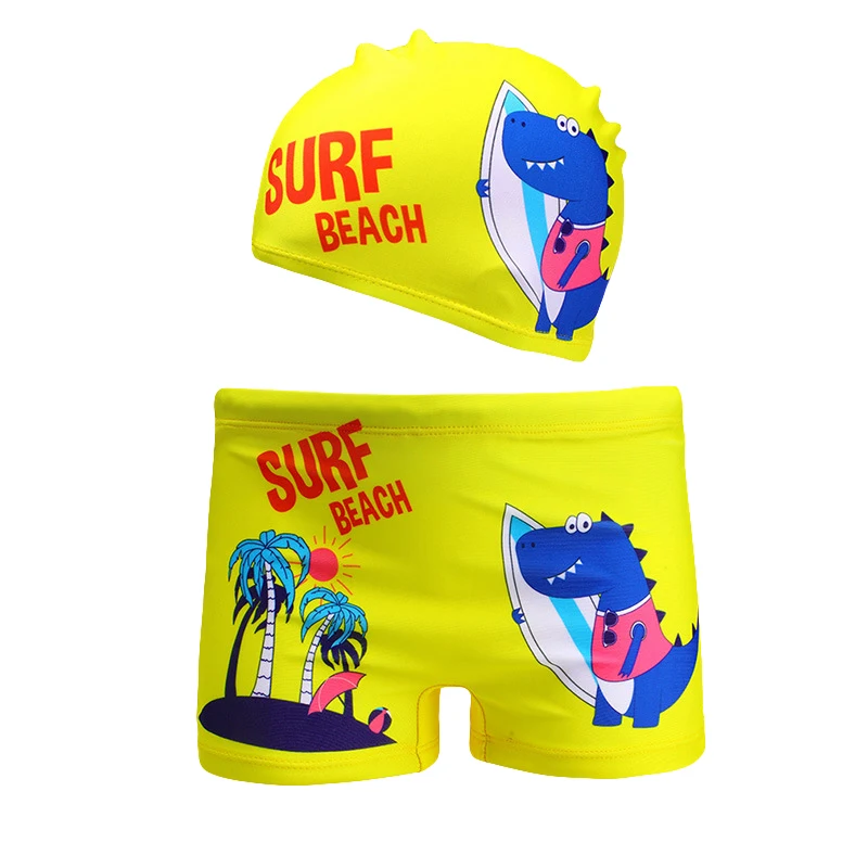 Новинка 2020 года: милые плавки для мальчиков с динозаврами для детей от 2 до 8 лет на лето и пляжный купальник 1042.
