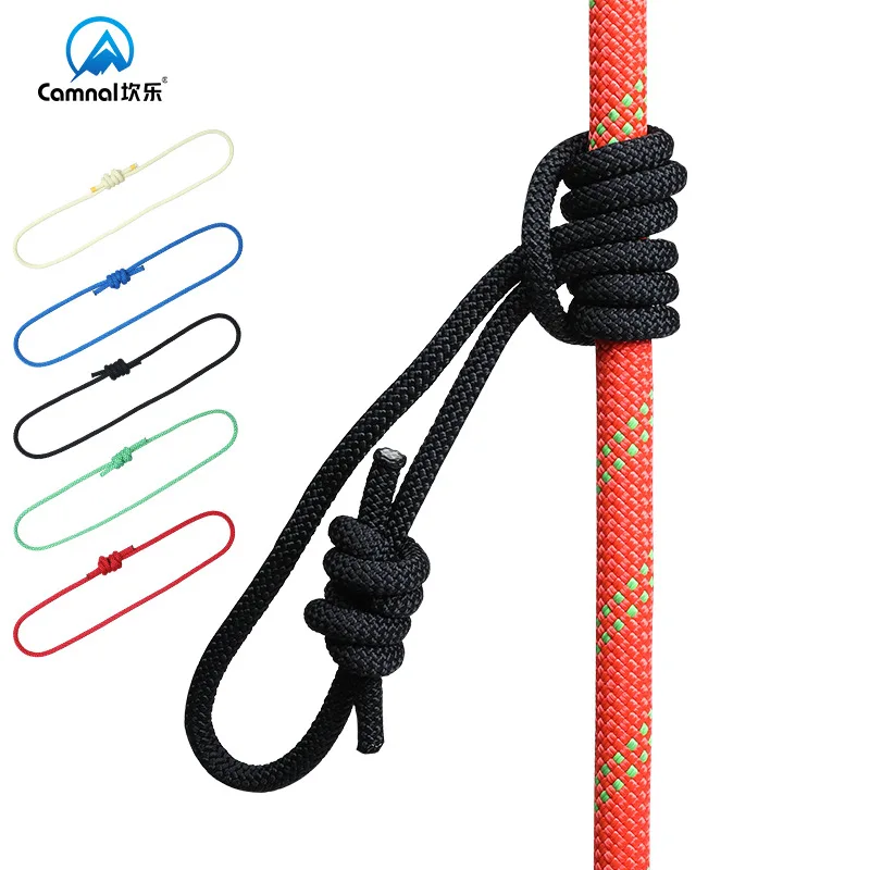 

P452 Outdoor 6mm climbing rope auxiliary rope binding rope safety rope grab knot rope emergency wear-resistant rope