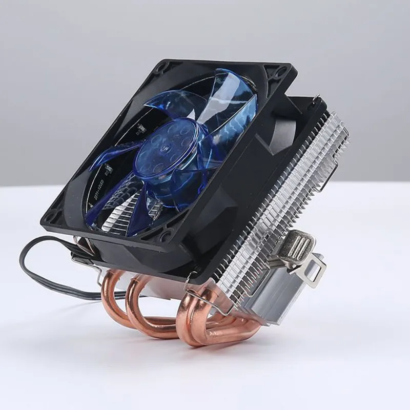 Кулер для процессора двухрядный бесшумный вентилятор охлаждения с