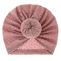 baby hair accessories lace hair bow babes caps hat girls round knot bow turban head scarf for kids girls donuts headband baby