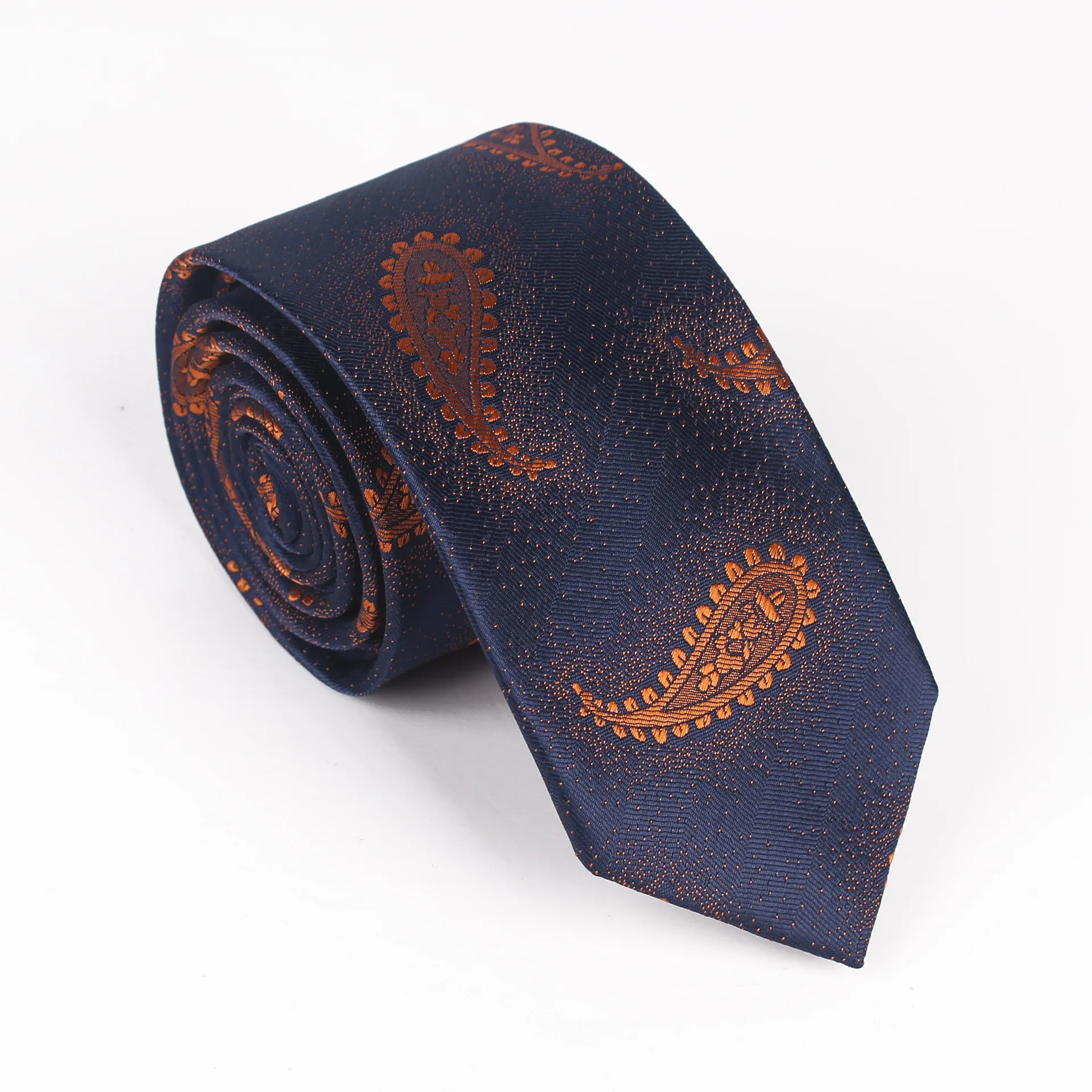 

2020 6.5cm Floral Jacquard Necktie For Men Business Neck Tie Polyester Bridegroom Ties Corbatas Cravate Homme Custom Logo