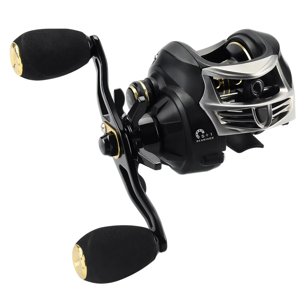 

New Baitcasting Fishing Reel Magnetic Brake System 7.0:1 Gear Ratio 7KG Max Drag 210g Weight Casting Reel Fishing Coil