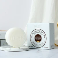 ailke bath face soap whitening cleaning goat milk non irritation anti acne caviar bubbles body daily korean skin care wash
