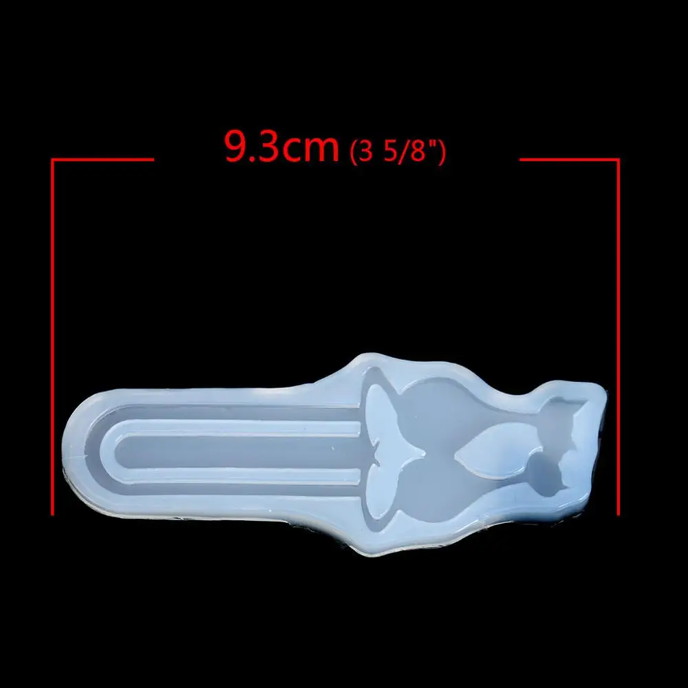 Силиконовая форма из смолы для изготовления ювелирных изделий Закладка белая