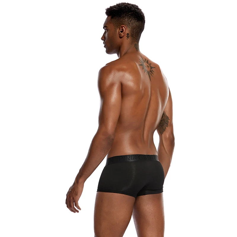 Боксеры мужские из модала и хлопка пикантное нижнее белье дышащие трусы шорты