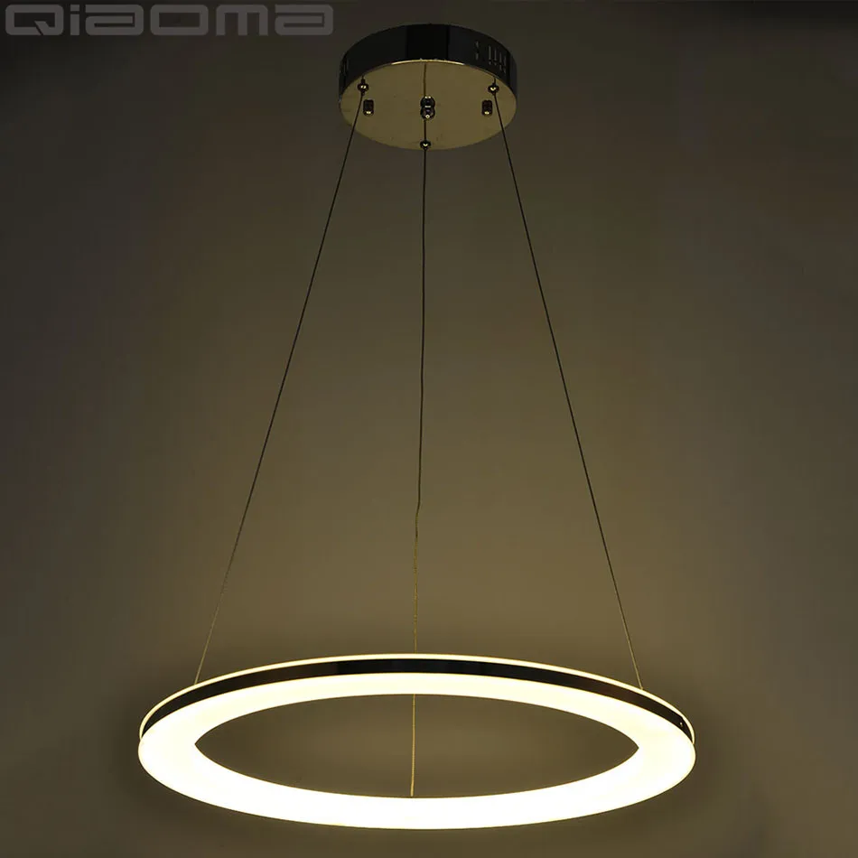 Современная светодиодный весная светодиодная лампа однокольцевой акриловый