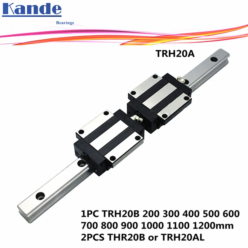 Прецизионная Направляющая 1 шт. TRH20 линейная направляющая + 2 TRH20B блок или TRH20A