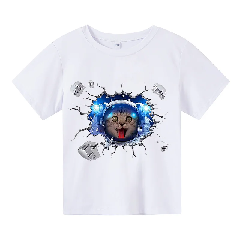 

2021summer Print T Shirt Children Short Sleeve O Neck Loose Tshirt 2020 Summer Girl Tee Tops Short Sleeve Boys Camisetas Mujer