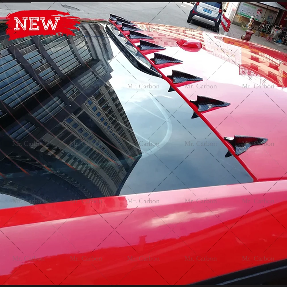 Накладной Вихревой генератор из углеродного волокна для крыши MUSTANG 9 шт. комплект