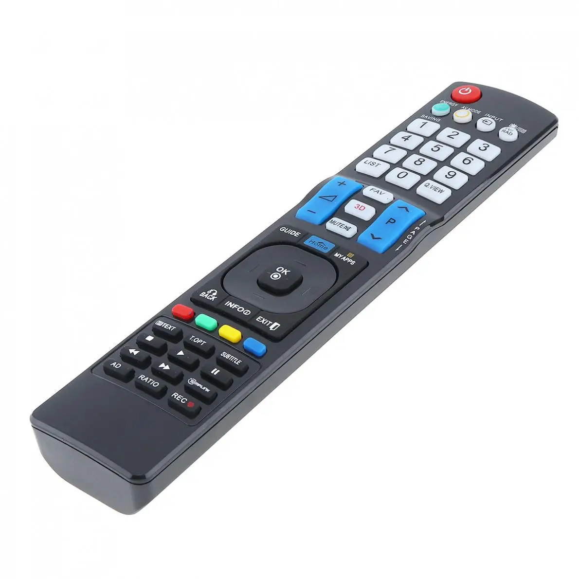 Универсальный запасной пульт дистанционного управления Поддержка 2 батарейки