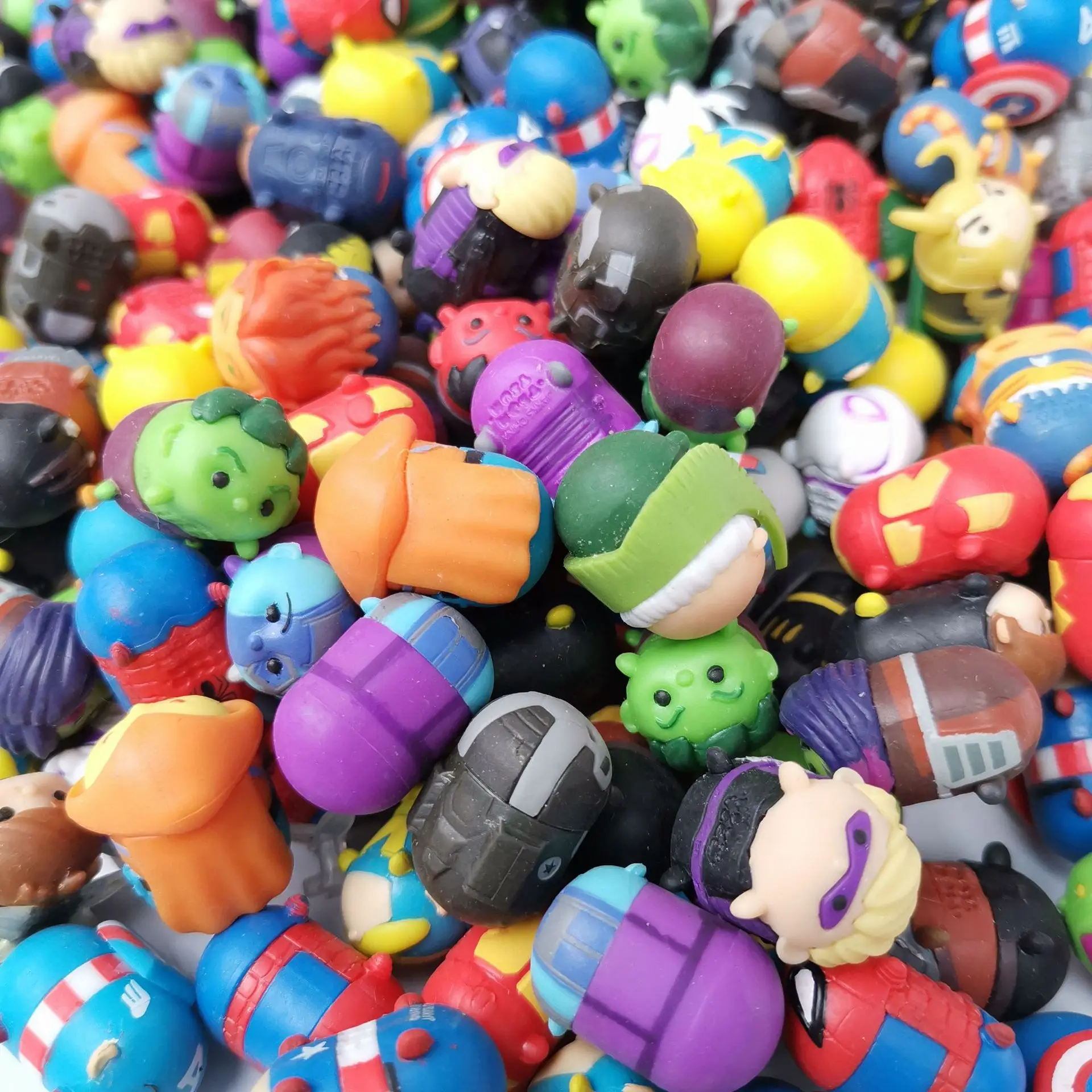25 ~ 50 шт./компл. Mini Cute игра Дженга мультяшная игрушечная фигурка красочные фигурки