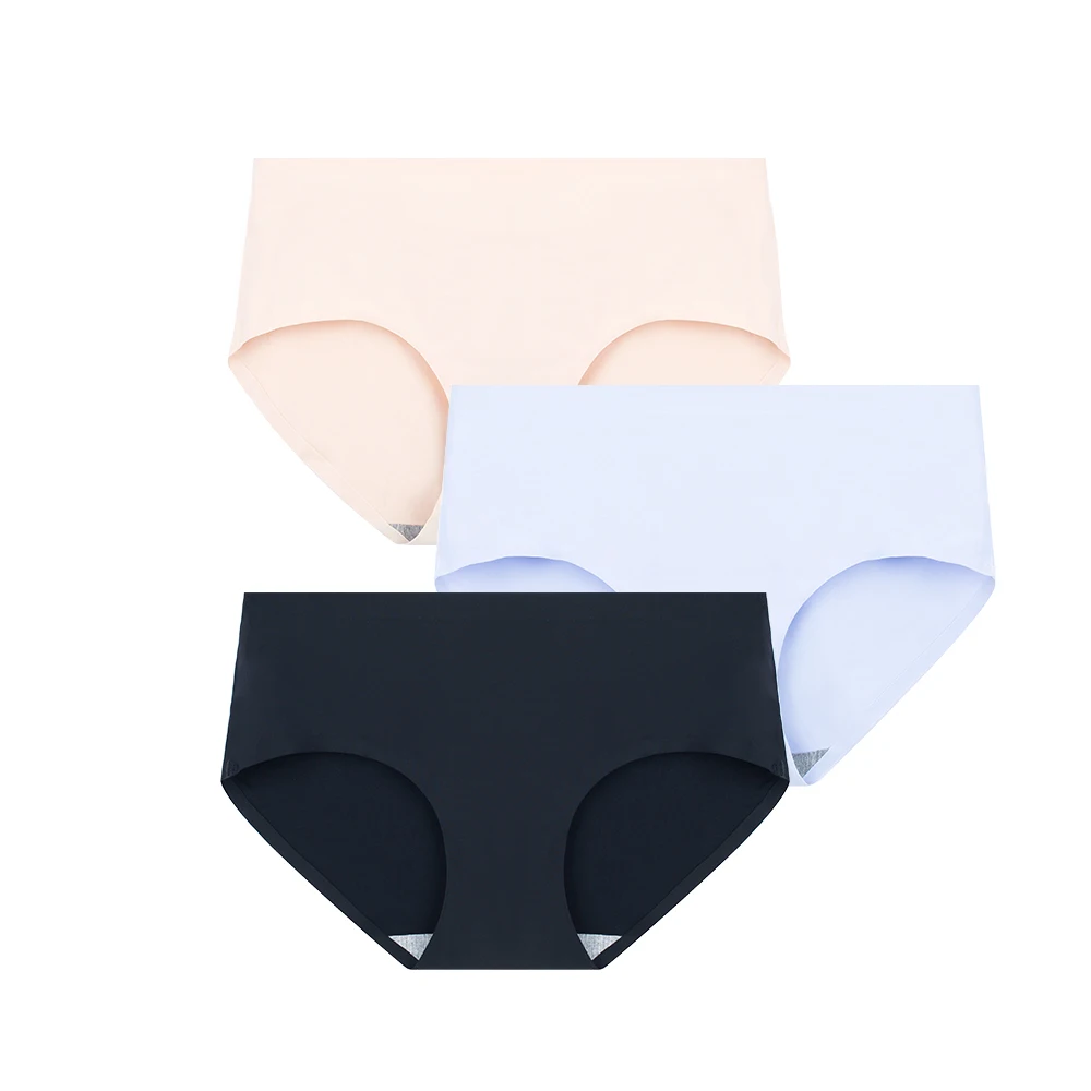 

Женские бесшовные трусики, женское нижнее белье из ледяного шелка, мягкие женские трусики, бесшовное нижнее белье большого размера для деву...
