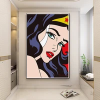 pop art roy lichtenstein artwork poster canvas art painting abstract wall art pictures for living room hallway wall home decor