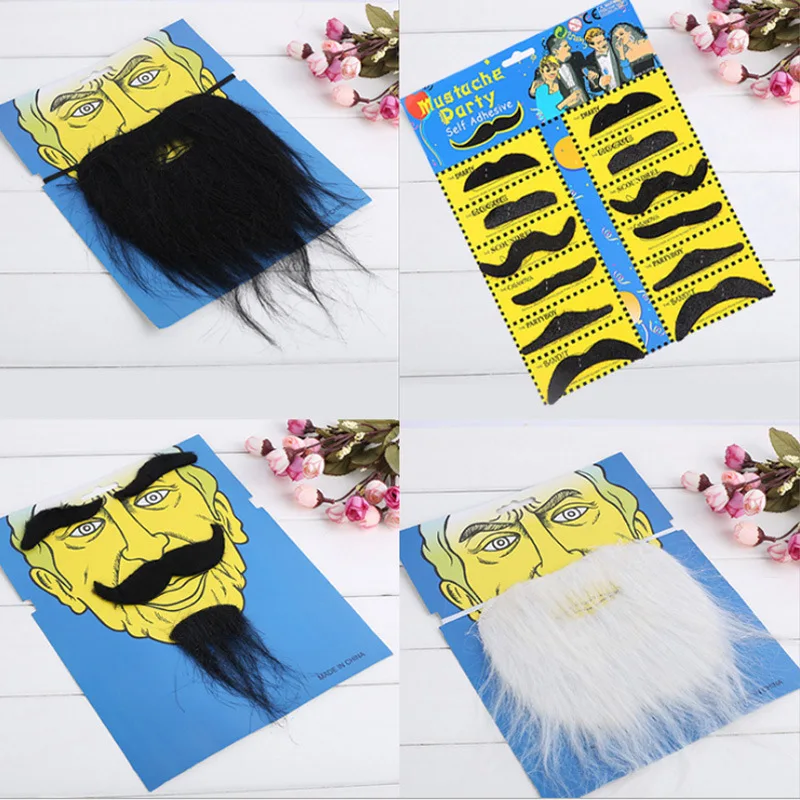 Реквизит для Хэллоуина искусственная борода самоклеющиеся взрослые детские