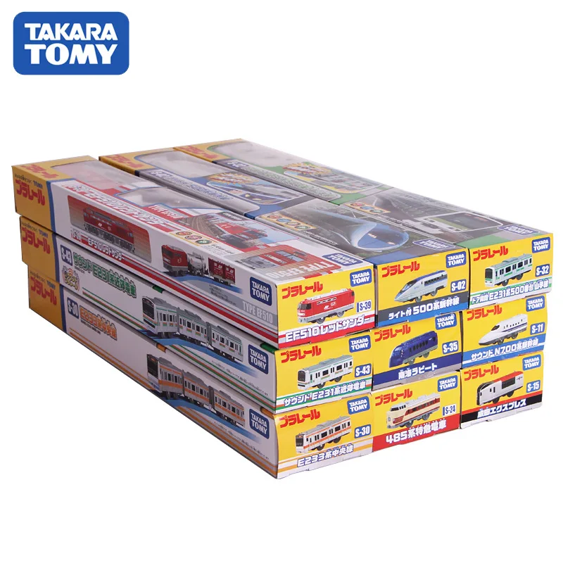 Японская модель электрического поезда Takara Tomy Tomica комплект Plarail Trackmaster Shinkansen три