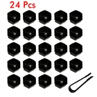 24 шт., защитные крышки для винтов автомобильной ступицы 17 мм