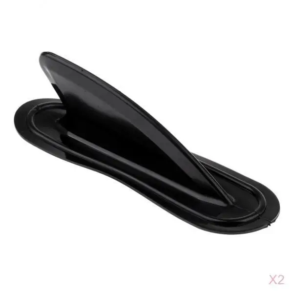 2 Pack Kayak Skeg Tracking Fin Replacement - Accessories Black PVC |