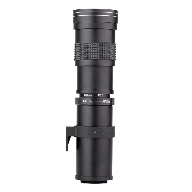 420-800mm F/8.3-16 Manual Super Telephoto Zoom Lens with 2X Teleconverter for Canon Nikon Pentax Olympus Sony | Электроника