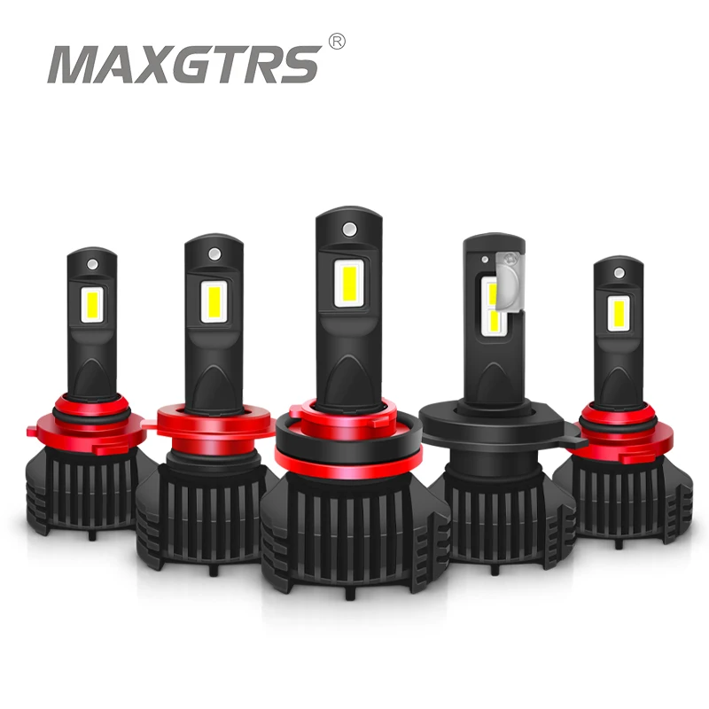 

MAXGTRS Car Lights LED H7 18000LM H11 LED Lamp for Car Headlight Bulbs H4 H8 H9 9005 9006 HB3 HB4 Turbo H7 LED Bulbs 12V 24V