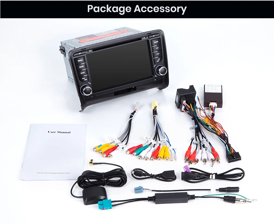 Junsun 4G+ 64G 2 DIN автомобильный DVD помощи при парковке gps для Audi TT MK2 8J 2006 2007 2008 2009 2010 2011 2012 автомобильный мультимедийный плеер радио