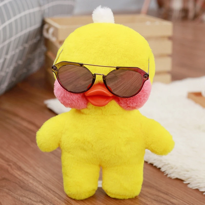 INS кафе плюшевые Фигурки игрушки утка чучела животное интернет звезда