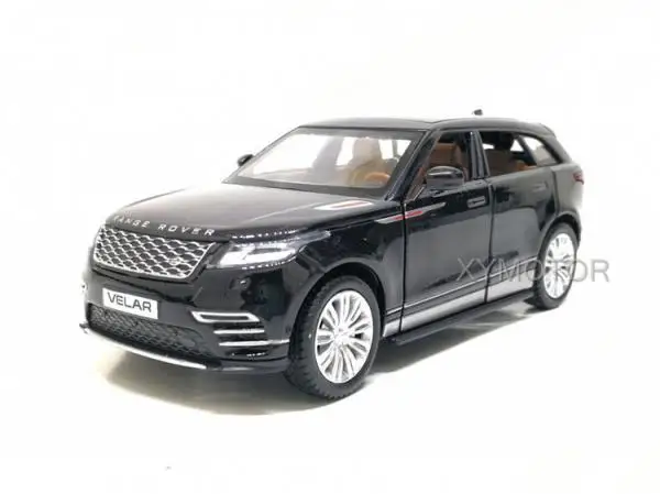 

CaiPo 1/32 для Land Rover Range Rover Velar, литая модель автомобиля, детские подарки, черный/красный/синий металл, пластик, резина