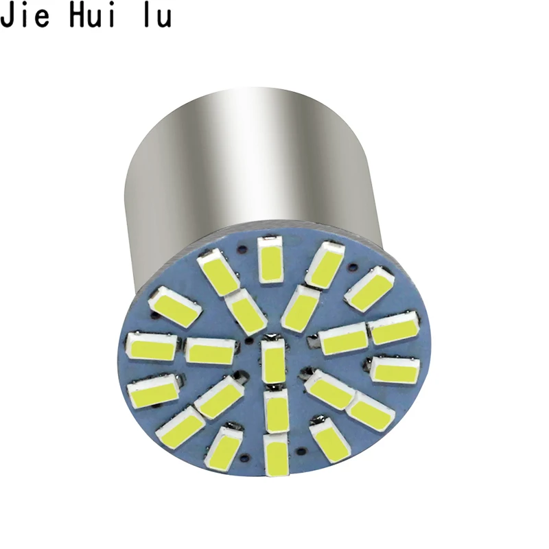 20 шт 1156 1157 BA15S Bay15d P21w 22 Smd СИД светильник 3014 SMD Автомобильная светодиодная лампа 1206