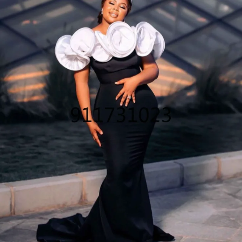 Elegant Floor Length Long Evening Party Dress Women Sexy Off Shoulder Bodycon Maxi Prom Dresses African Clothes | Тематическая