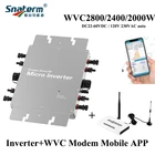2800 Вт 2400 Вт 2000 Вт MPPT солнечный PV сетчатый микро инвертор WVC серия интеллектуальная лотовая система мониторинга встроенный WiFi терминал данных
