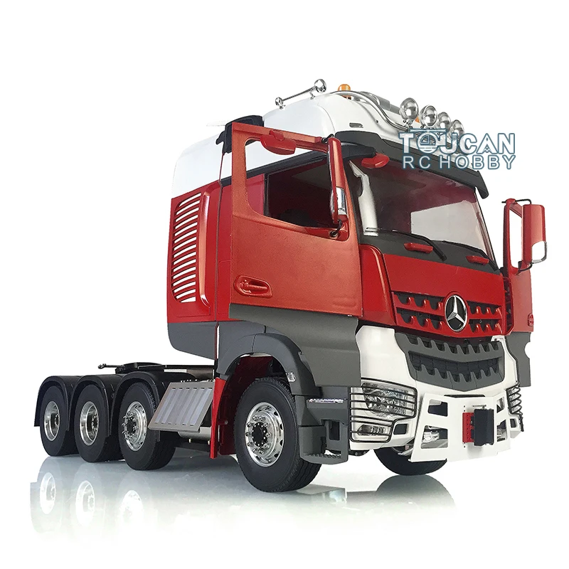 

LESU 1/14 Electric Car Model Metal 8x8 Chassis Hercules Cabin for Benz Actros RC Tractor Truck W/ Hook Rack Shaft THZH0863-SMT3