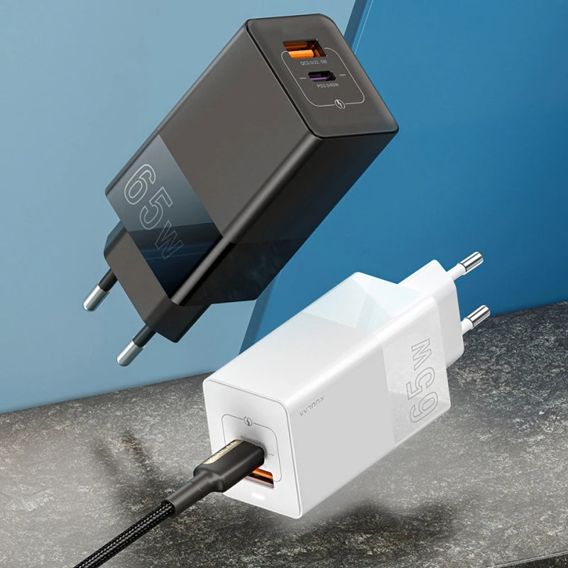 universal 65w charger gallium nitride gan adapter ac is suitable pd charger for apple smart phone laptop charger for iphone 11 free global shipping
