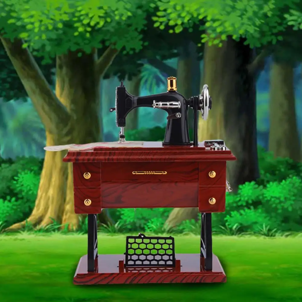 

1 шт., миниатюрная винтажная швейная машинка