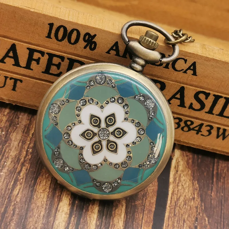 Античный китайский дракон кварцевые карманные часы Мужские Аналоговые