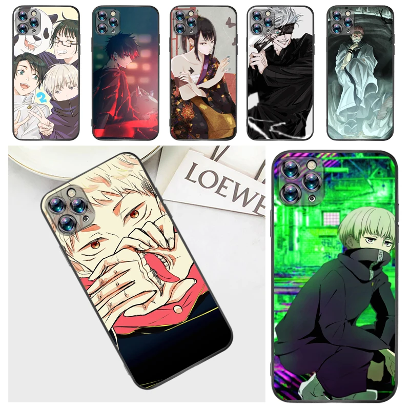 

Jujutsu Kaisen Satoru Gojo Yuji Itadori Fushiguro Megumi Sukuna Phone Case For iPhone 7 8 Plus 6 6S Coque Cases Carcasa