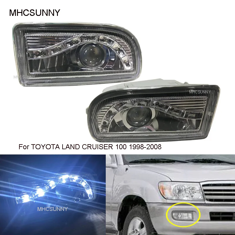 Светодиодный ные передние противотуманные фары для TOYOTA LAND CRUISER 100 1998 2008 4700 LC100 UZJ100