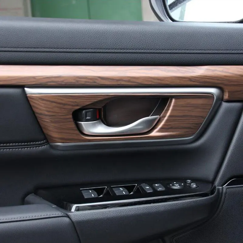 Стайлинг автомобиля крышка внутренней дверной ручки отделка рамы двери наклейка