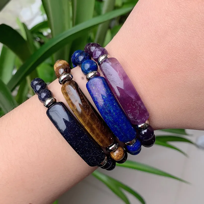 Браслет из натурального камня прямой браслет 8 мм восстанавливающий розовый