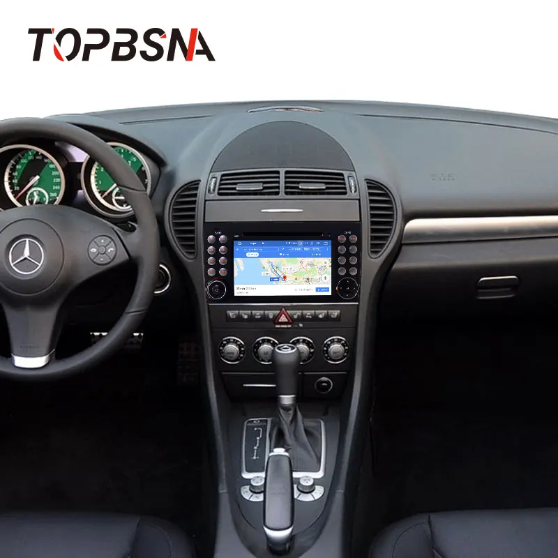 TOPBSNA Android 10 автомобильный dvd плеер для Mercedes Benz SLK R171 W171 SLK200 SLK230 SLK280 WIFI Мультимедиа GPS