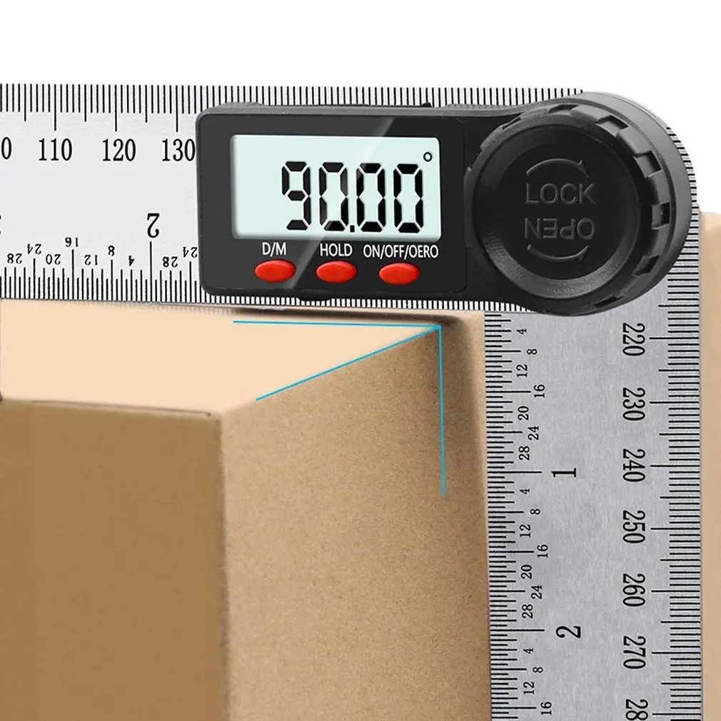 

Линейка-транспортир электронная с цифровым дисплеем, транспортир, инклинометр, Гониометр, измеритель