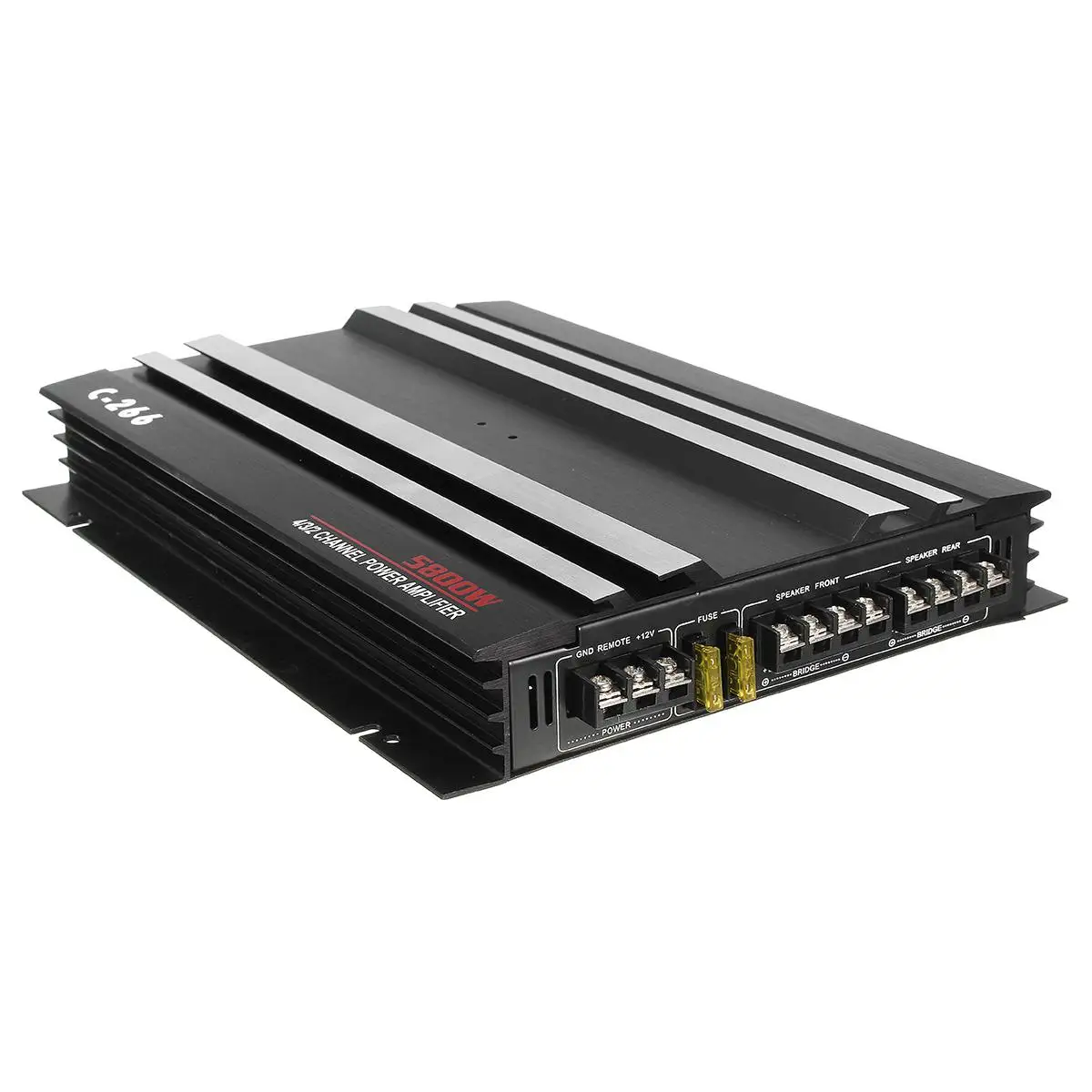 Audew 5800 Вт автомобильный усилитель из алюминиевого сплава многоканальный мощный усилитель звука для автомобиля автомобильный усилитель мощности стереоусилитель автомобильные звуковые усилители