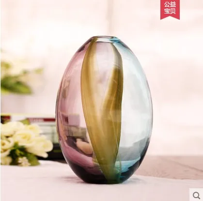 Стеклянная ваза Европейского цвета мебель для гостиной украшение ТВ шкафа