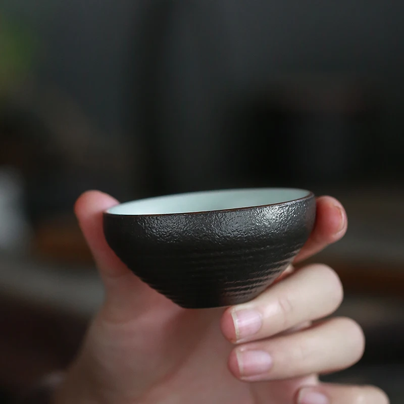 TANGPIN Черная Керамическая чайная чашка из фарфора для чая домашняя китайская