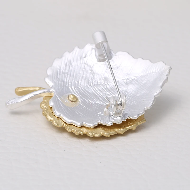 Новые модные аксессуары брошь темпераментные ювелирные изделия двойная