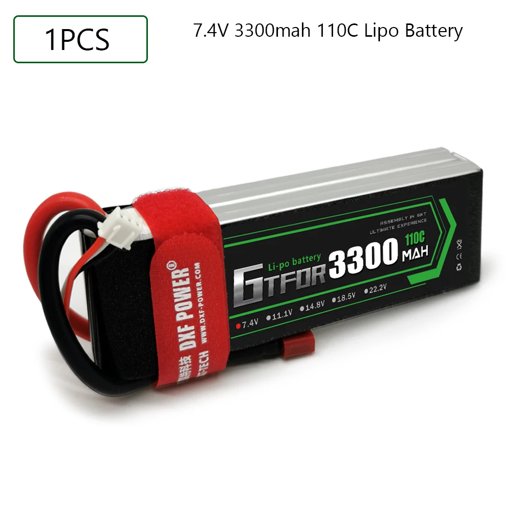 GTFDR 3300 мАч 7 4 В 110C 220C Lipo батарея 2S XT60/DEANS/XT90/EC5 для AKKU дрона FPV грузовика четыре axi