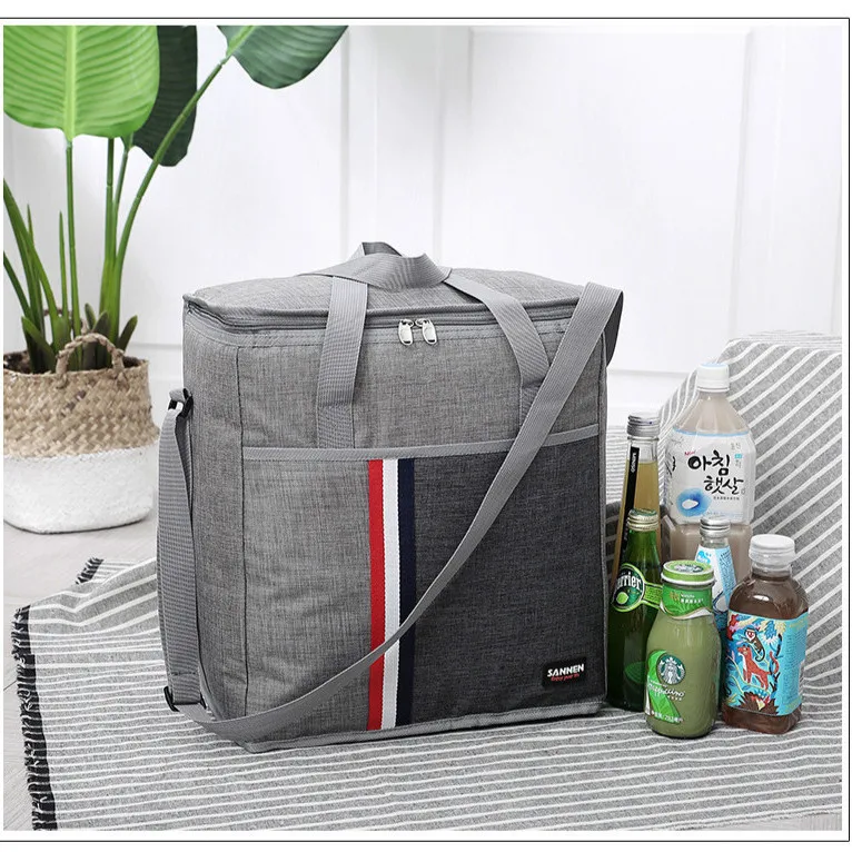 

Simplicity Thermal Lunch Bag Insulated Picnic Bento Tote Travel Outing Fruit Drink Food Fresh Student Waterproof Cooler Handbag